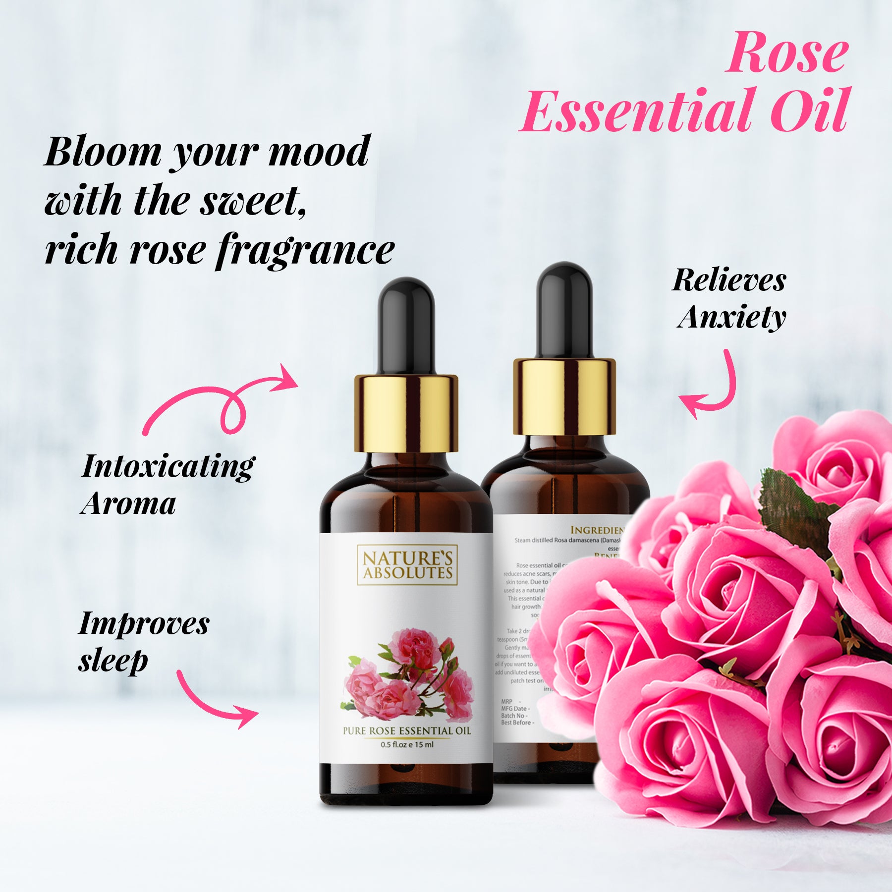 Rose Essential Oil (15 ml)