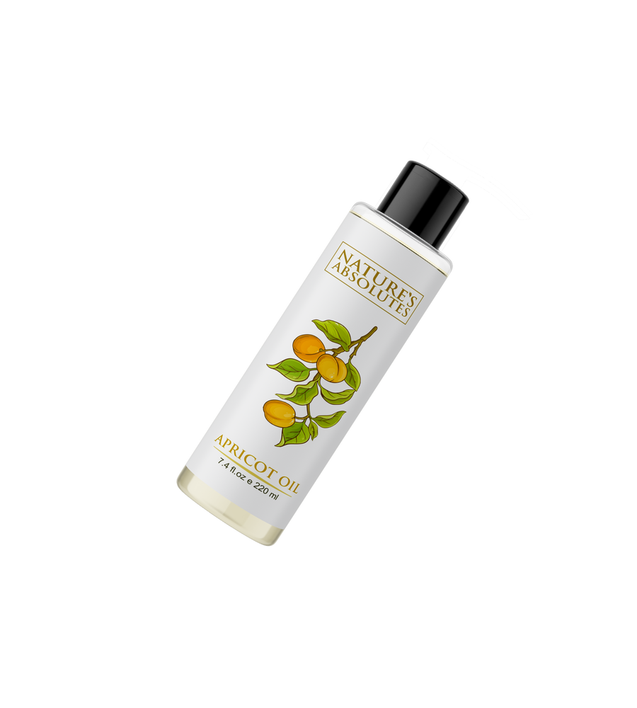 Cold Pressed - Apricot Oil - Natural Moisturizer For hair and skin (220 ml)