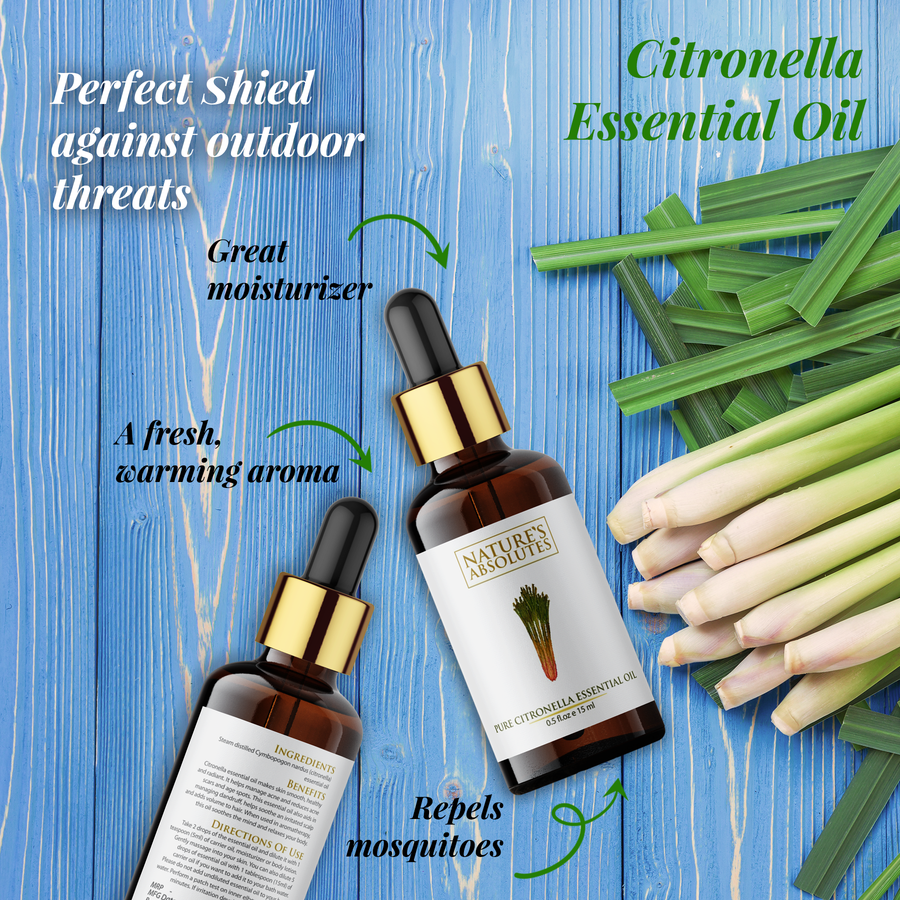 Citronella Essential Oil (15 ml)
