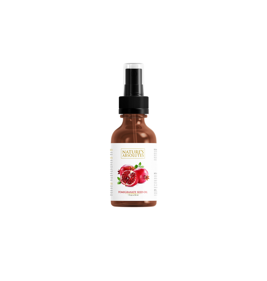 Cold Pressed - Pomegranate Seed  Oil - Natural Moisturizer For hair and skin (30 ml)