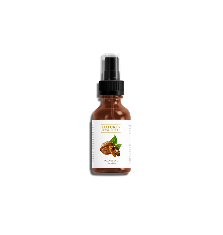 Cold Pressed - Walnut Oil - Natural Moisturizer For hair and skin (30 ml)