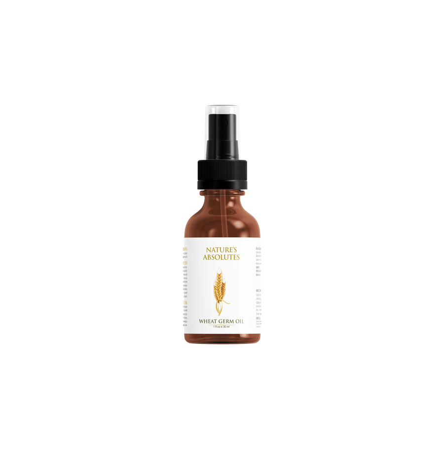 Cold Pressed - Wheat Germ Oil - Natural Moisturizer For hair and skin (30 ml)